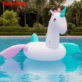 Inflatable Unicorn Pool Float Rideable Summer Swim Party Toys Swimming Pool Party Lounge Raft for Kids